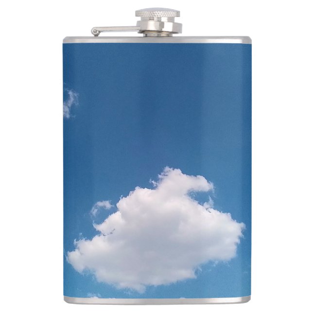 Petaca Una nube simple (Anverso)