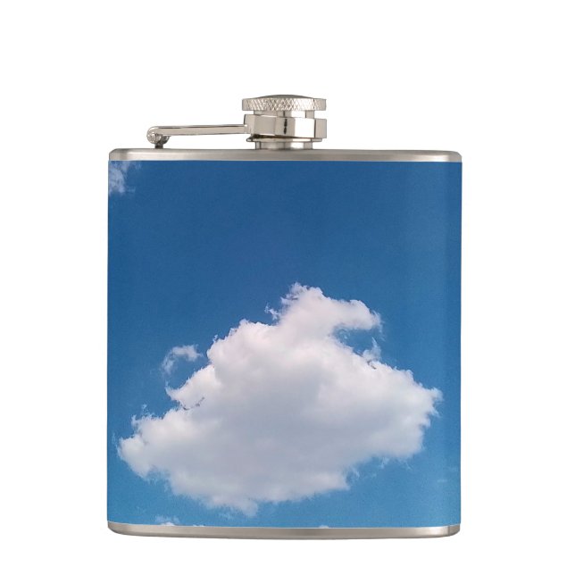 Petaca Una nube simple (Anverso)