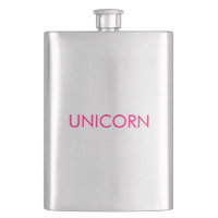 Unicorn fucsia rosa caliente minimalista