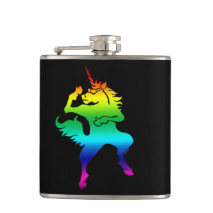 Petaca Unicornio fresco del baile