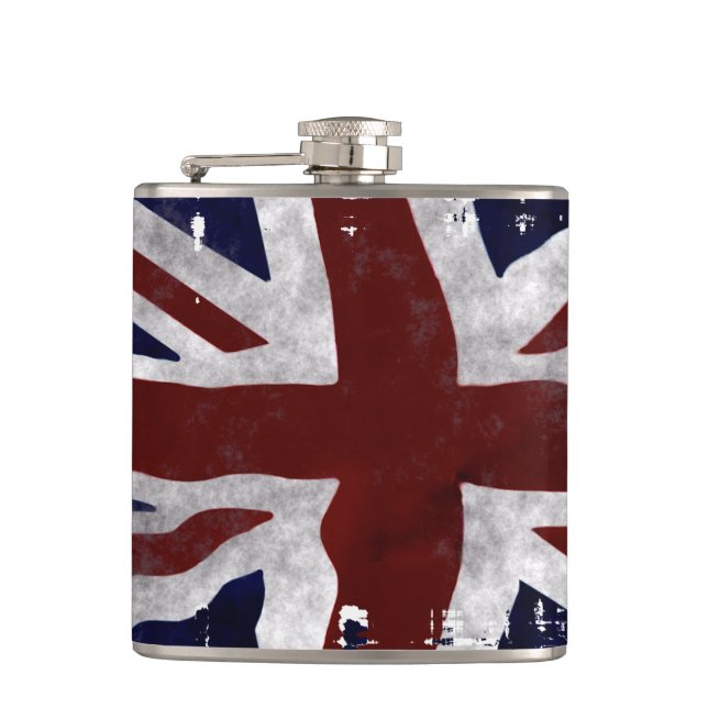 Petaca Unión de Bandera Británica Jack Patriótico Design (Anverso)