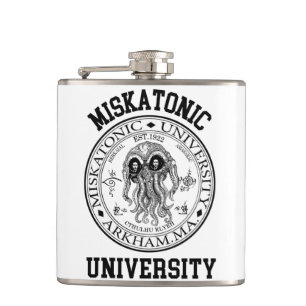 Petaca Universidad CTHULHU HP LOVECRAFT de Miskatonic