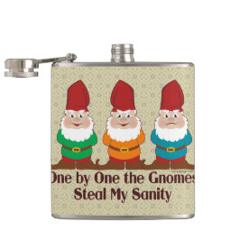 Petaca Uno por uno los gnomos roban mi cordura