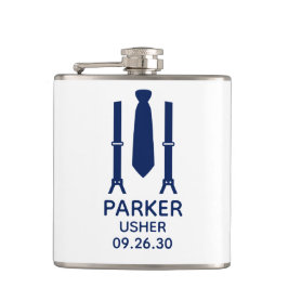 Petaca Usher Blue Tie