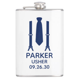 Petaca Usher Blue Tie