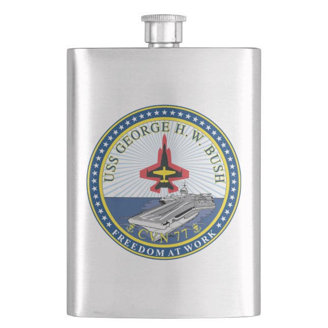 Petaca USS George H.W. Bush (CVN-77) (Anverso)