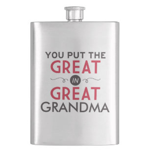 Petaca Usted puso el grande en gran abuela