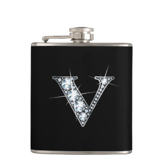 Petaca V "Diamond Bling" Flask