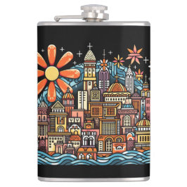 Petaca vacaciones en una isla