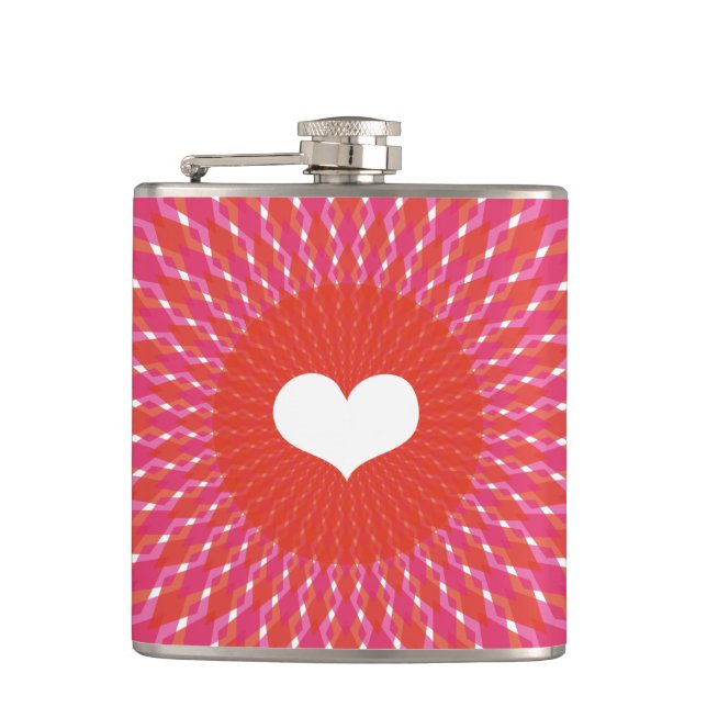Petaca Valentine Heart Pop (Anverso)
