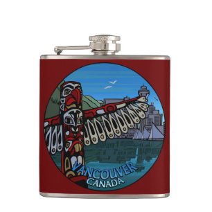 Petaca Vancouver Souvenir Flask 2 Worlmark Gifts