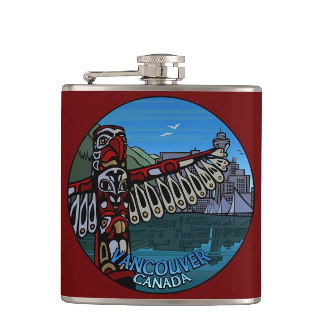 Petaca Vancouver Souvenir Flask 2 Worlmark Gifts (Anverso)