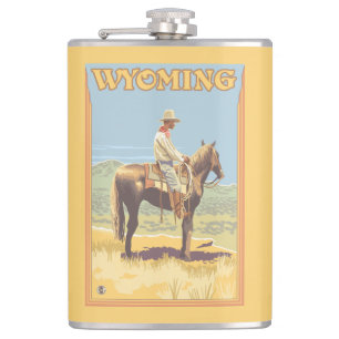 Petaca Vaquero (vista lateral) Wyoming