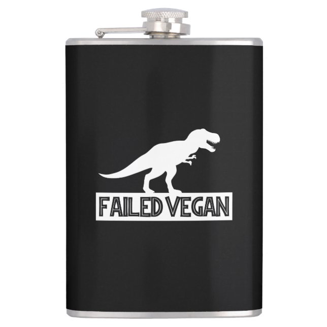 Petaca Vegan fallida de T-Rex (Anverso)