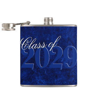 Petaca Velvet Grad   Grunge de tono de jewel azul zafiro