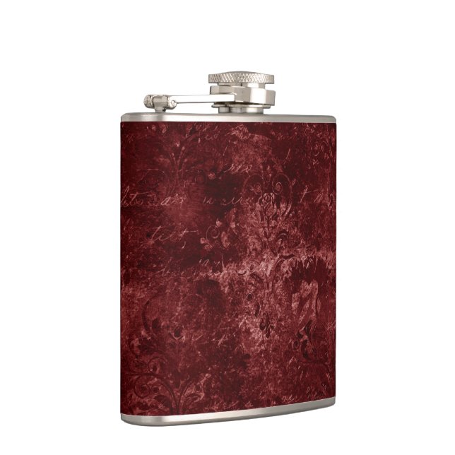 Petaca Velvety Henna Damask | Grunge con angustia roja (Derecha)