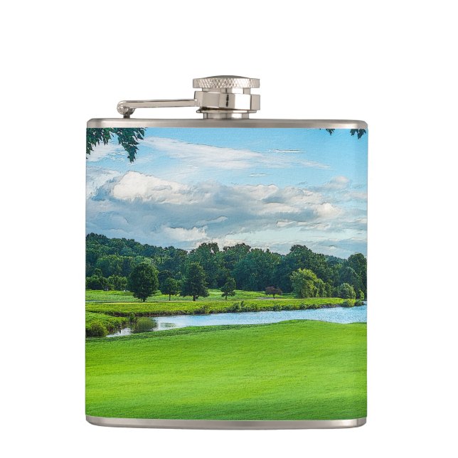 Petaca Verano En El Campo De Golf (Anverso)