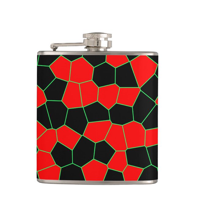 Petaca Verde negro rojo (Anverso)