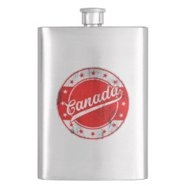 Petaca Viajero global - Carácter de máscara de Canadá