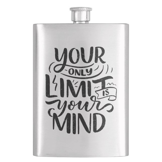 Petaca Vibes positivas - Tu único límite es tu mente (Anverso)