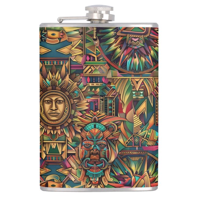 Petaca "Vibrante Emblema Histórico" De La Marina Etérea V (Anverso)