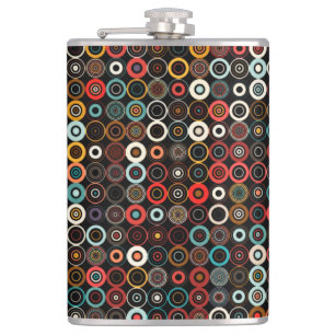 Petaca Vibrante máscara retro Boho