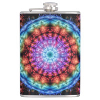Vibrante Tie Dye Kaleidoscope Arcoiris Mandala