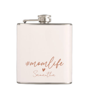 Petaca Vida de mamá - Diseño de encanto rústico