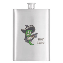 Petaca Vidrio de disparo de chile caliente (edición)