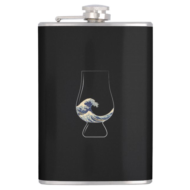 Petaca Vidrio Kanagawa Glencairn (Anverso)
