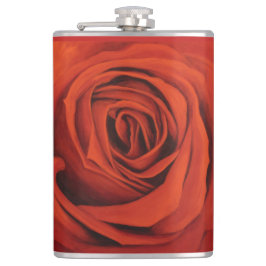 Petaca "Viendo" el frasco envuelto vinilo rojo