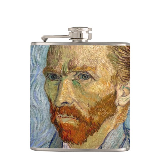 Petaca Vincent Van Gogh - Autorretrato (Anverso)