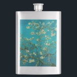 Petaca Vincent Van Gogh Blossoming Almond Tree Floral Art<br><div class="desc">Vincent Van Gogh Blossoming Almond Tree Vintage Floral Art Blossoming Almond Tree es un cuadro de 1890 del artista holandés post-impresionista Vincent van Gogh. Almond Blossoms es un grupo de varios cuadros de 1888 y 1890 de Vincent van Gogh en Arles y Saint-Rémy, al sur de Francia, de almendros florecientes....</div>