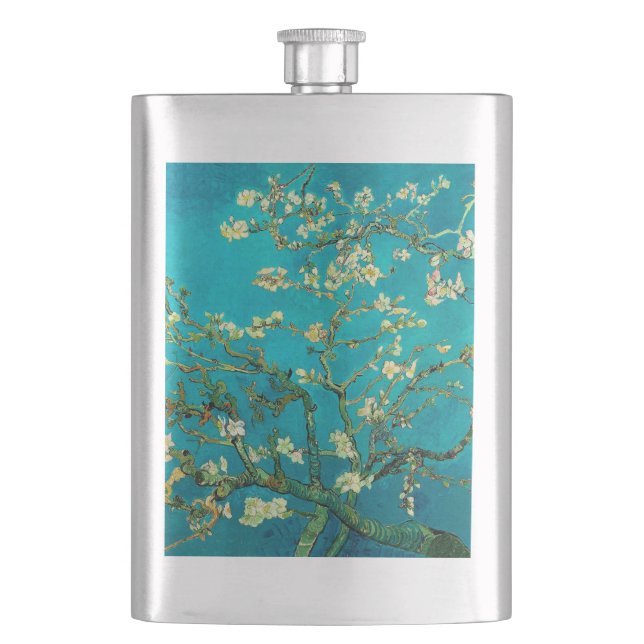 Petaca Vincent Van Gogh Blossoming Almond Tree Floral Art (Anverso)