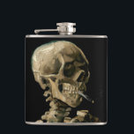 Petaca Vincent van Gogh - Calavera con cigarrillo en llam<br><div class="desc">Cabeza de un Skeleton con un cigarrillo en llamas / Calavera con cigarrillo en llamas / Crane de squelette fumant une cigarrillo - Vincent van Gogh,  1885</div>