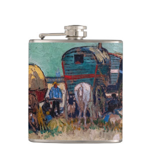 Petaca Vincent van Gogh - Caravanas, campamento gitano ce