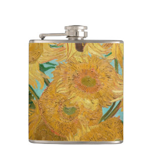 Petaca Vincent Van Gogh - Jarrón con doce girasoles