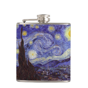 Petaca Vincent Van Gogh Starry Night Vintage Bella Artes