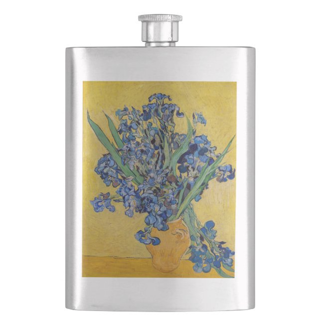 Petaca Vincent van Gogh - Vase con irlandeses (Anverso)