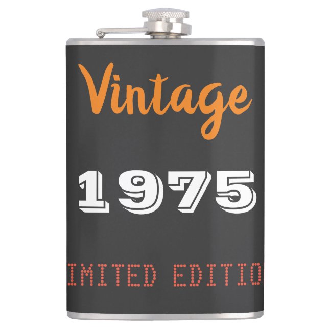 Petaca Viñeta edición limitada de 1975 50º cumpleaños (Anverso)