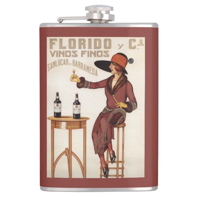 Petaca Vinos Finos - Sanlucar de Barrameda de Florido (Anverso)