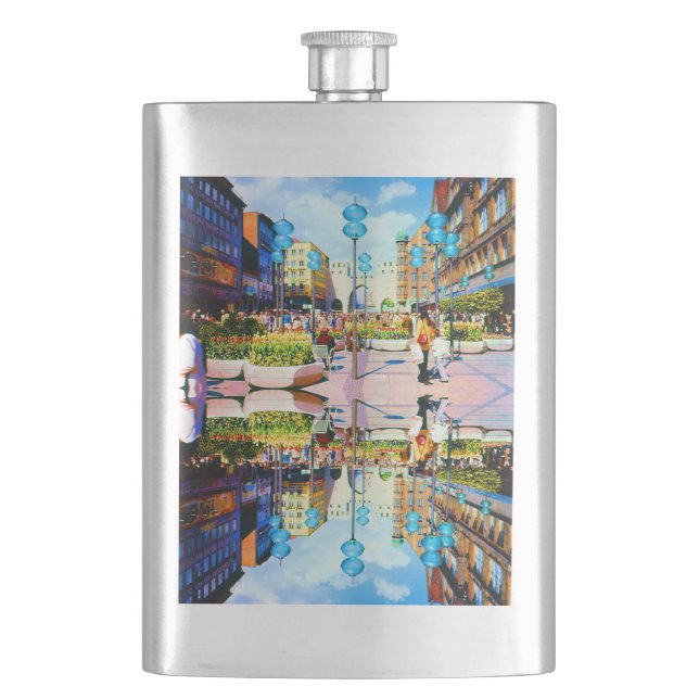 Petaca Vintage Alemania Munich Towngate Karistor (Anverso)