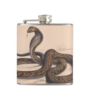 Petaca Vintage Cobra Snake Paintask