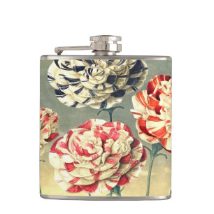 Petaca Vintage Floral Flask