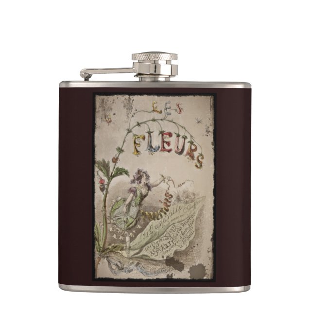 Petaca Vintage Flower Fairy (Anverso)