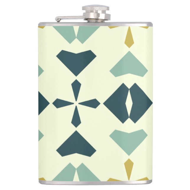 Petaca Vintage Geometric Pattern (Anverso)