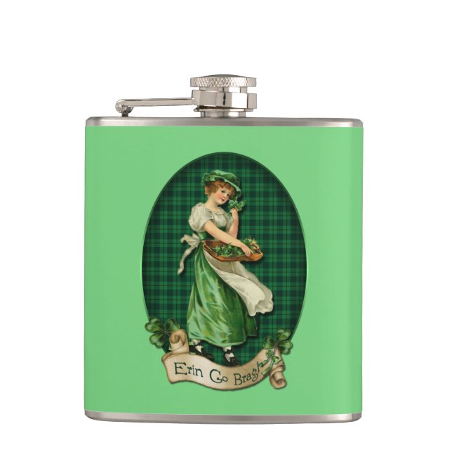 Petaca Vintage Irish Colleen (Anverso)