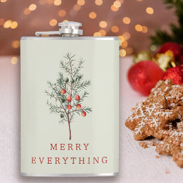 Petaca Vintage Navidades botánicos