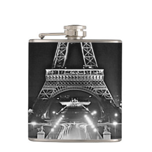 Petaca Vintage Paris Fontains Torre Eiffel