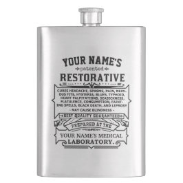 Petaca Vintage personalizado novedad divertida de la